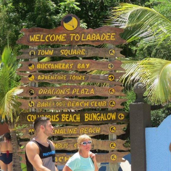Welcome to Labadee signage and guide