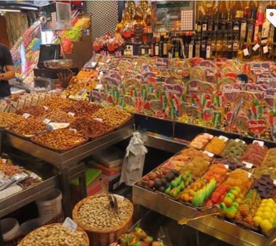 A snack store with candies