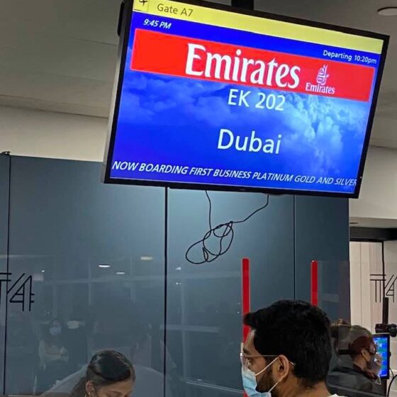 Emirates EK Dubai on TV
